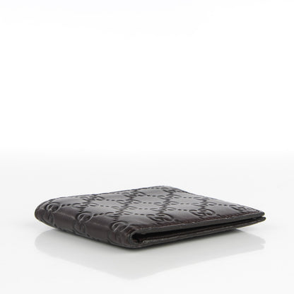 Gucci Guccissima Avel Bi-Fold Wallet Chocolate 4 of 7