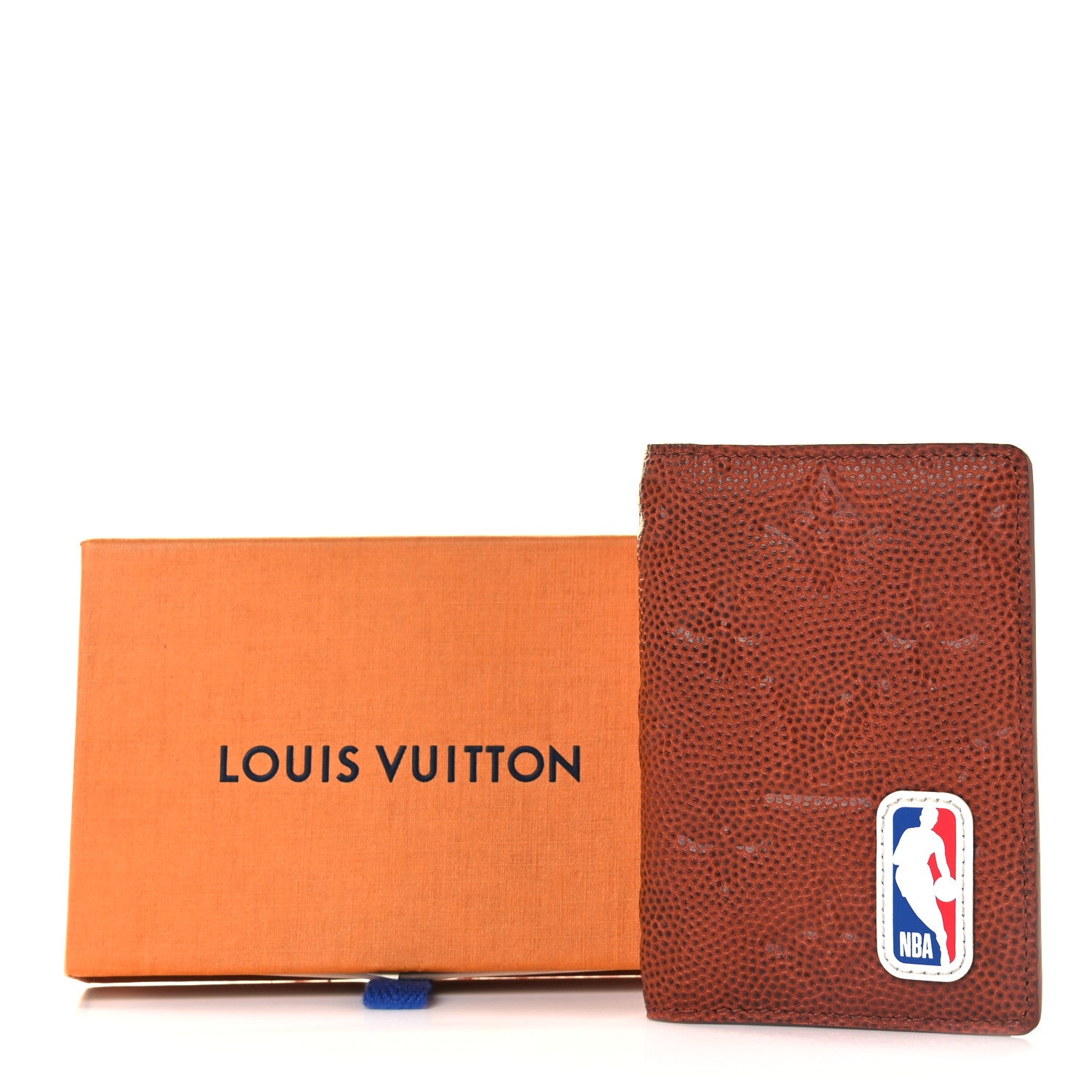 Louis Vuitton X NBA Grained Calfskin Monogram Pocket Organizer Brick Orange 8 of 8