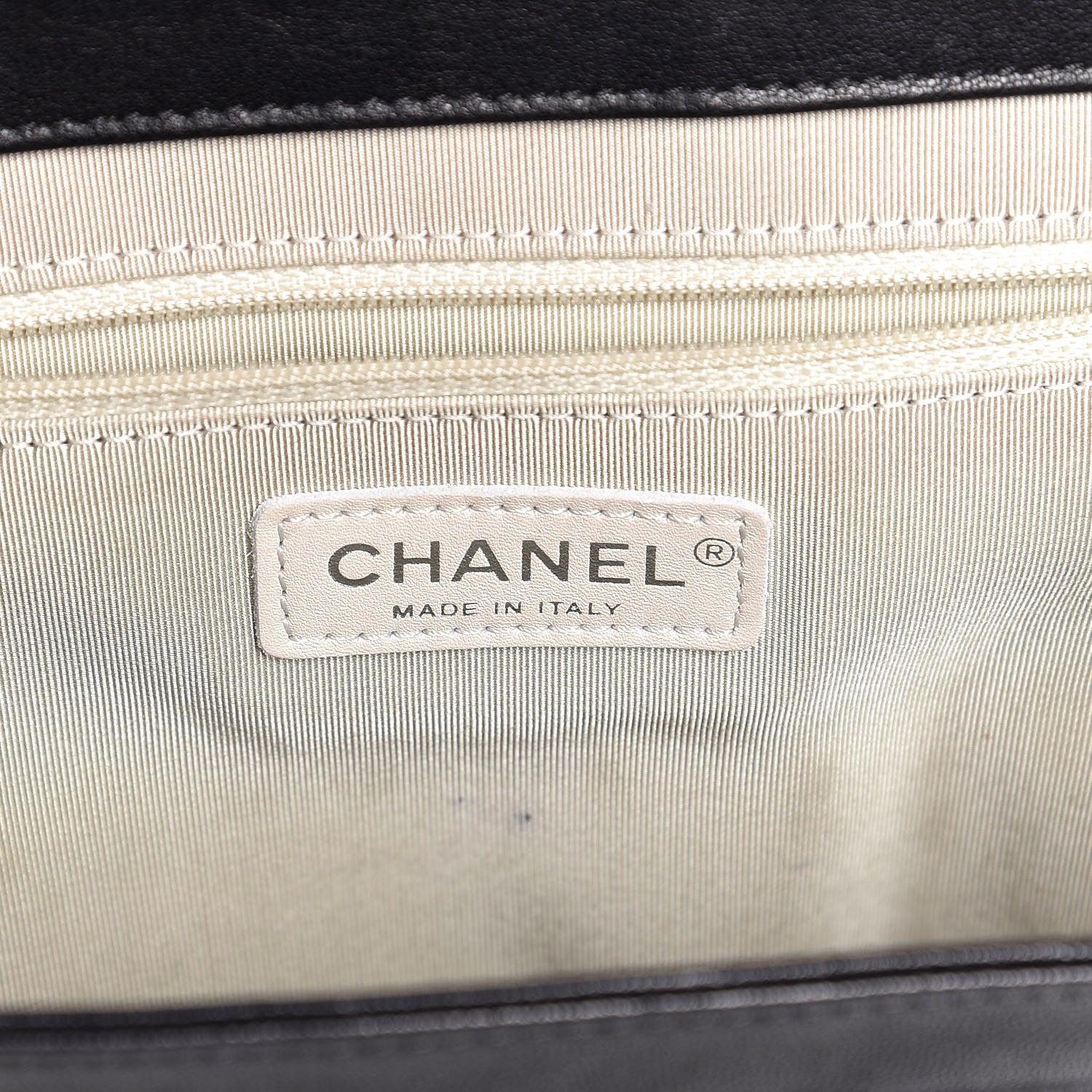 Chanel Washed Lambskin Quilted Medium Chain Around Messenger Black 6 of 8