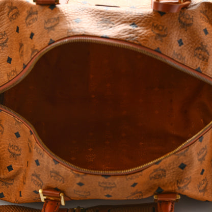 MCM Visetos Weekender Duffle Bag Cognac 4 of 11
