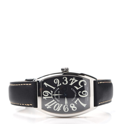 Franck Muller Stainless Steel Calfskin 34mm 6850 SC Casablanca Automatic Watch Black 6850CACB 2 of 7