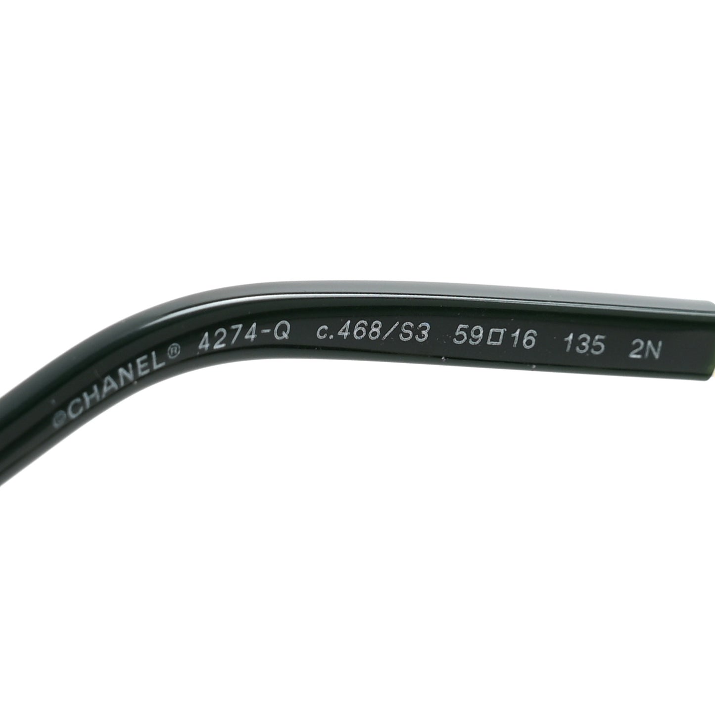 Square Frame Chain Sunglasses 4274-Q Green