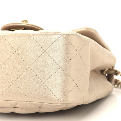 Chanel Metallic Lambskin Quilted Mini Square Flap Gold 10 of 10