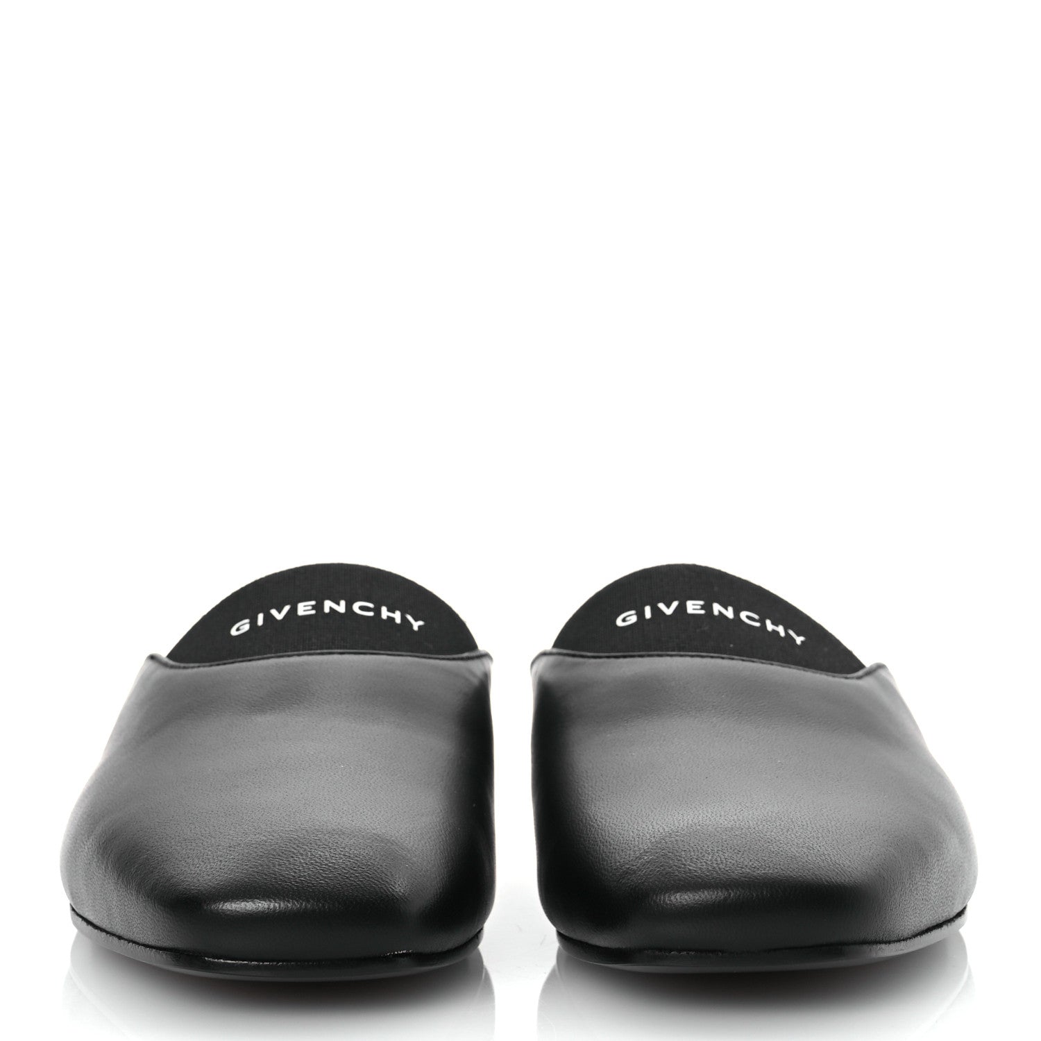 Givenchy Calfskin Dune Bedford Logo Mule Slides 36 Black 3 of 13