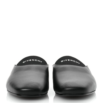 Givenchy Calfskin Dune Bedford Logo Mule Slides 36 Black 3 of 13