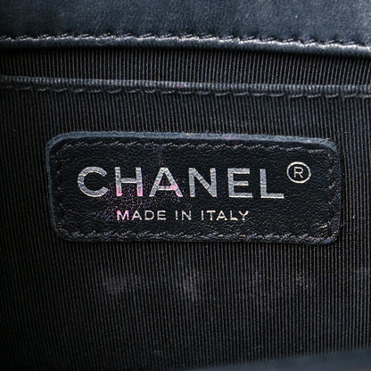 Chanel Patent Calfskin Quilted Small Boy Flap Black 5 of 13
