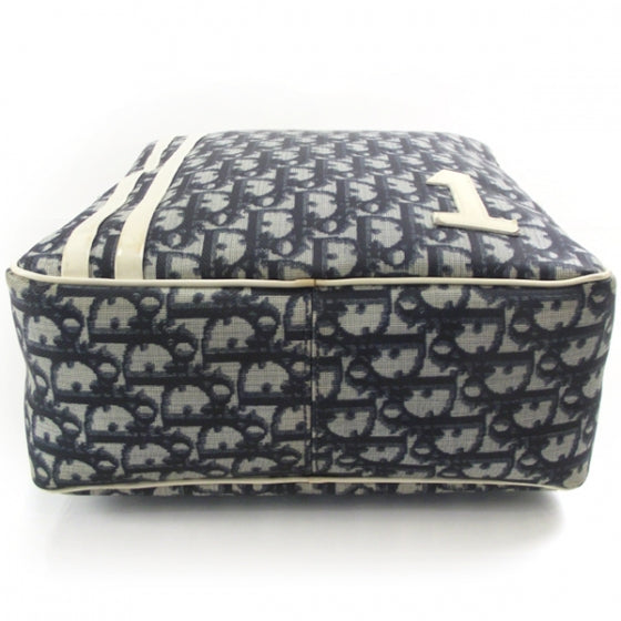 Christian Dior Monogram Trotter Messenger Bag Navy 4 of 10