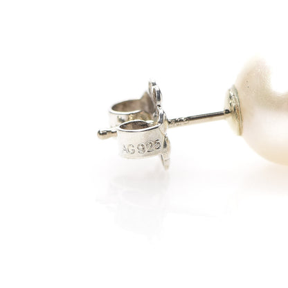 Tiffany Sterling Silver Freshwater Pearl 8-9mm Ziegfeld Earrings 5 of 5
