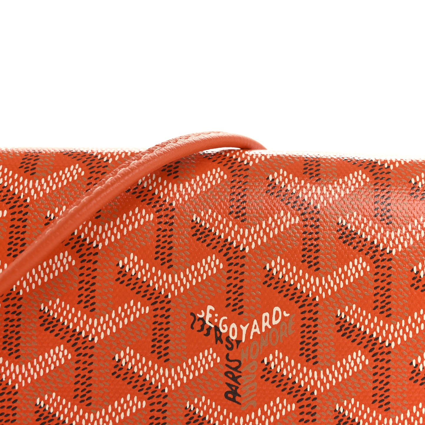 Goyardine Plumet Wallet Clutch Orange