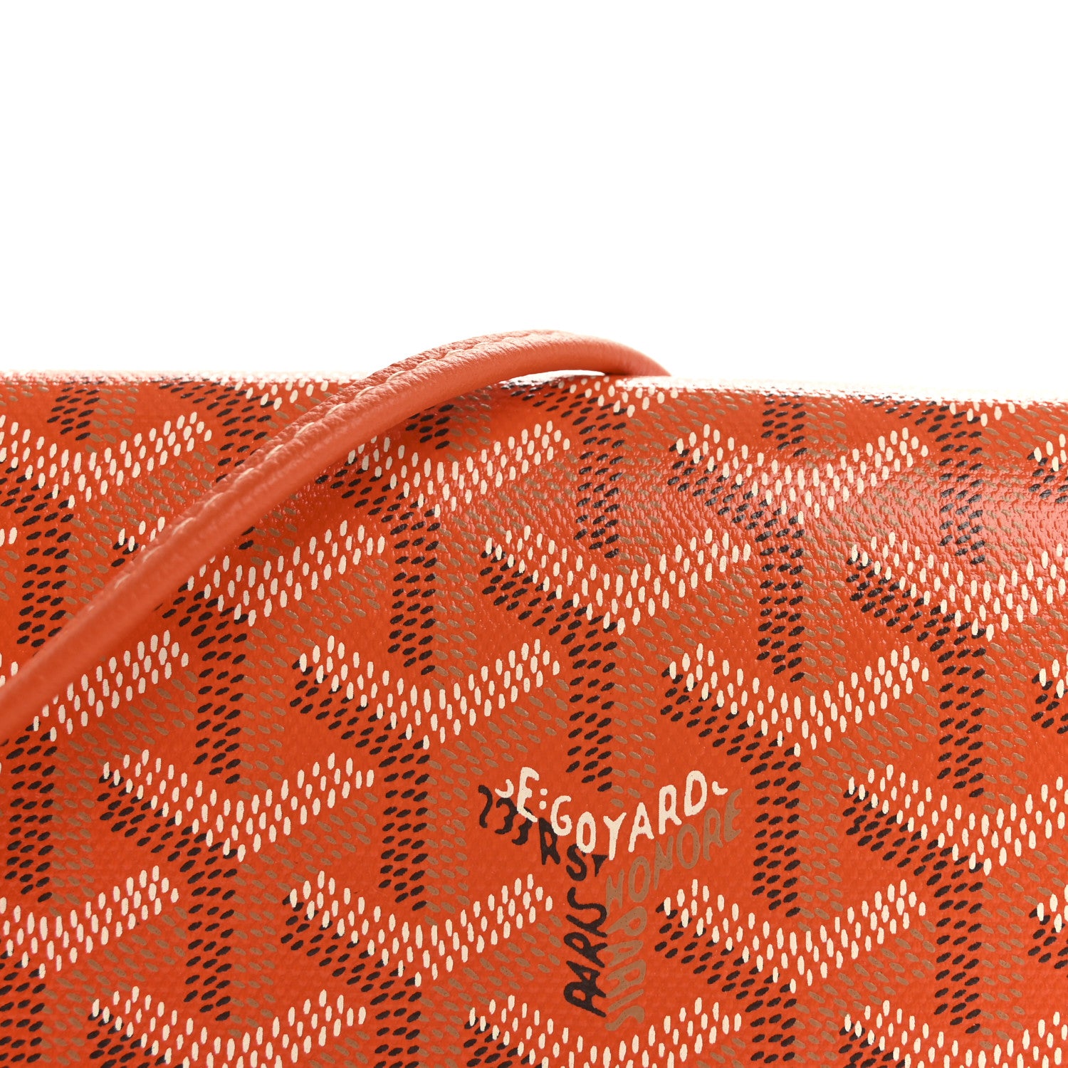 Goyard Goyardine Plumet Wallet Clutch Orange 7 of 9