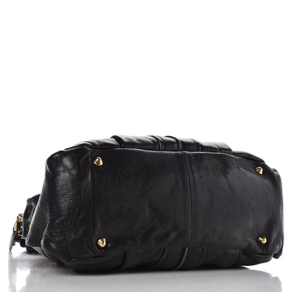 Chloe Lambskin Heloise Satchel Black 4 of 19