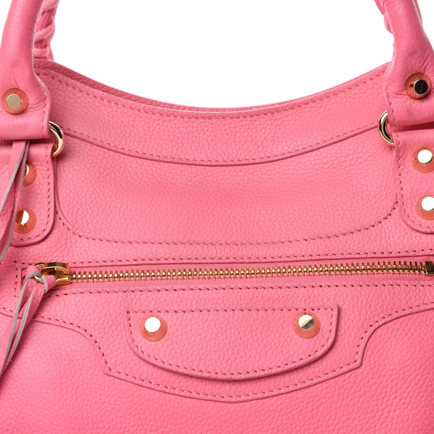 Veau Gravier Classic Gold Hardware City Rose Dragee