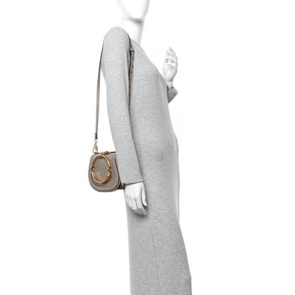 Chloe Calfskin Suede Small Nile Bracelet Bag Motty Grey 2 of 10