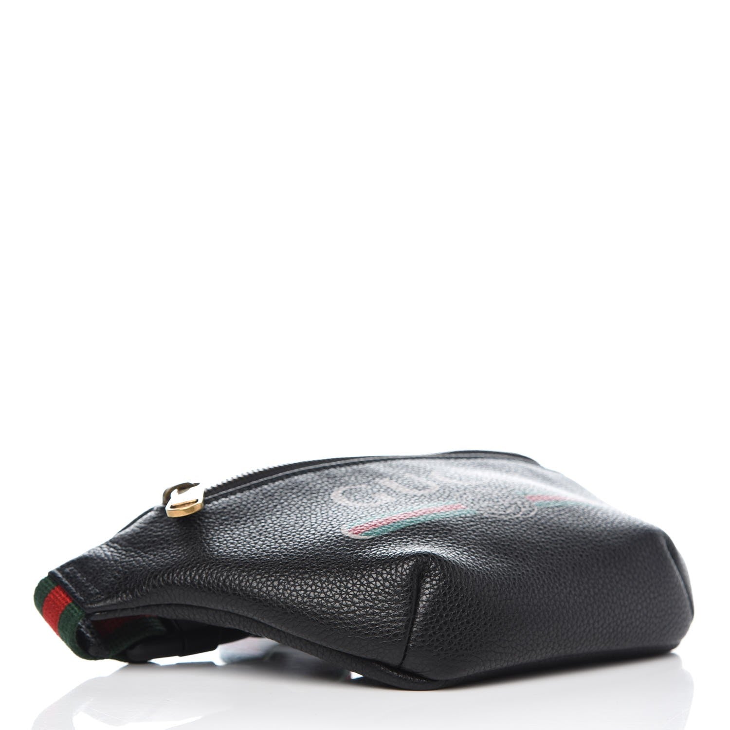 Gucci Grained Calfskin Small Logo Belt Bag Black 4 of 7