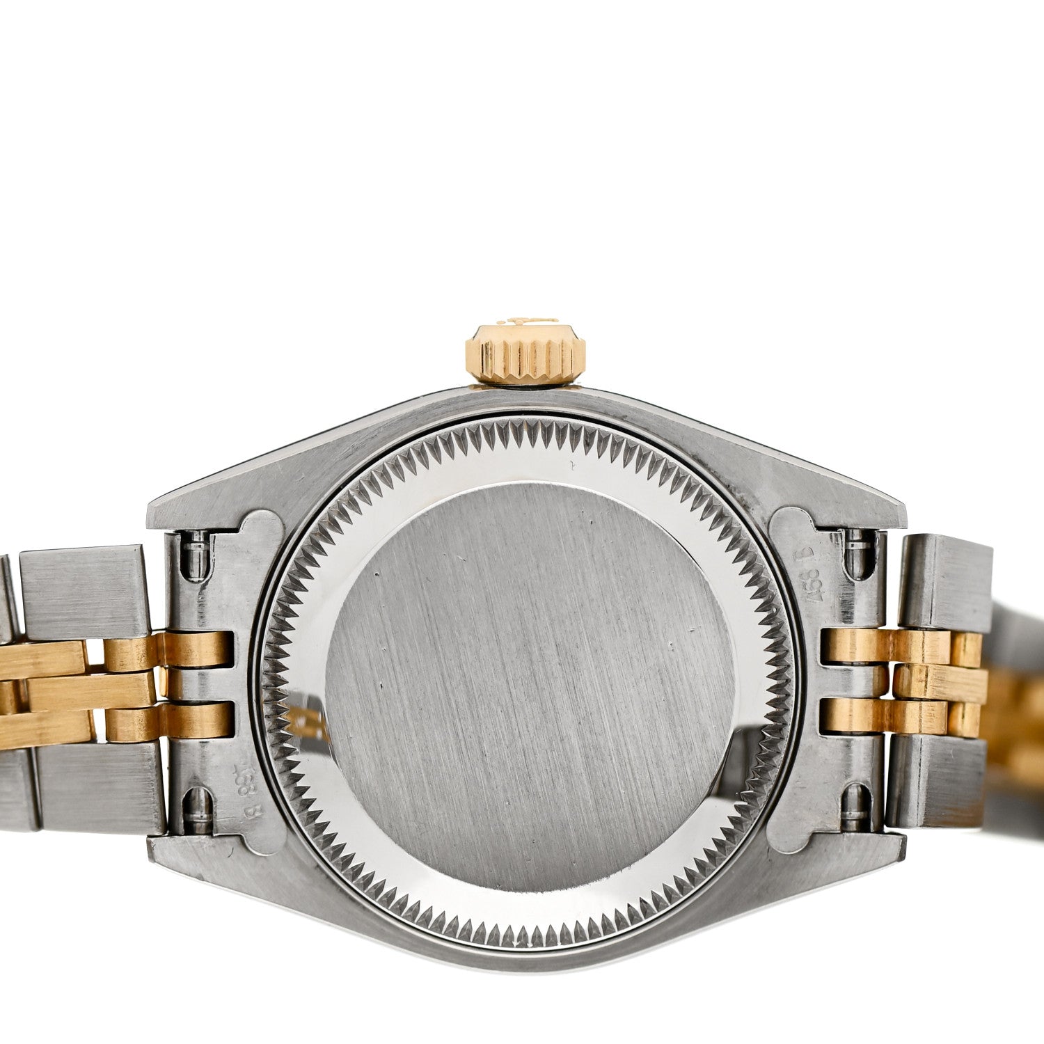 Rolex Stainless Steel 18K Yellow Gold Diamond 26mm Oyster Perpetual Datejust Watch Champagne 79173 4 of 5