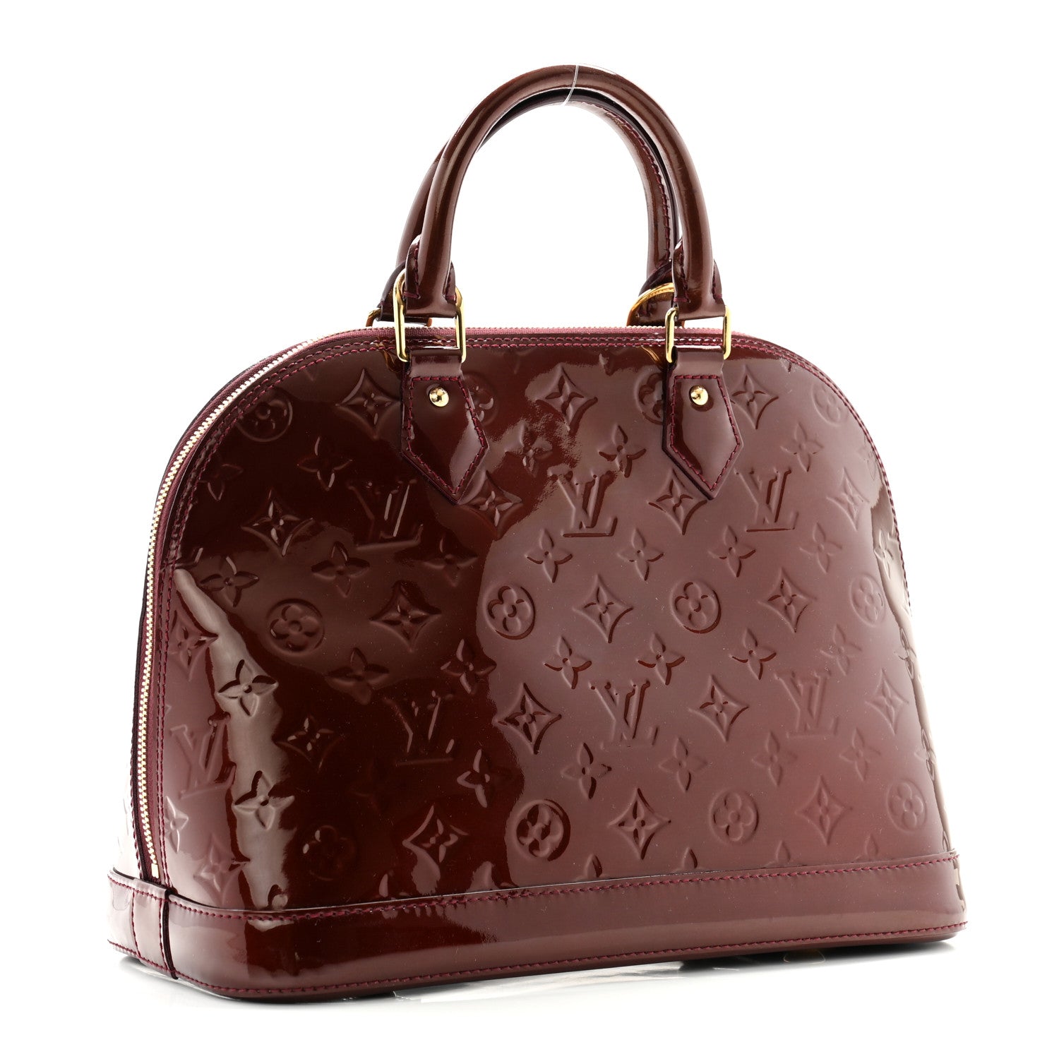 Louis Vuitton Vernis Alma PM Rouge Fauviste 3 of 12