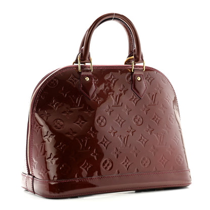 Louis Vuitton Vernis Alma PM Rouge Fauviste 3 of 12