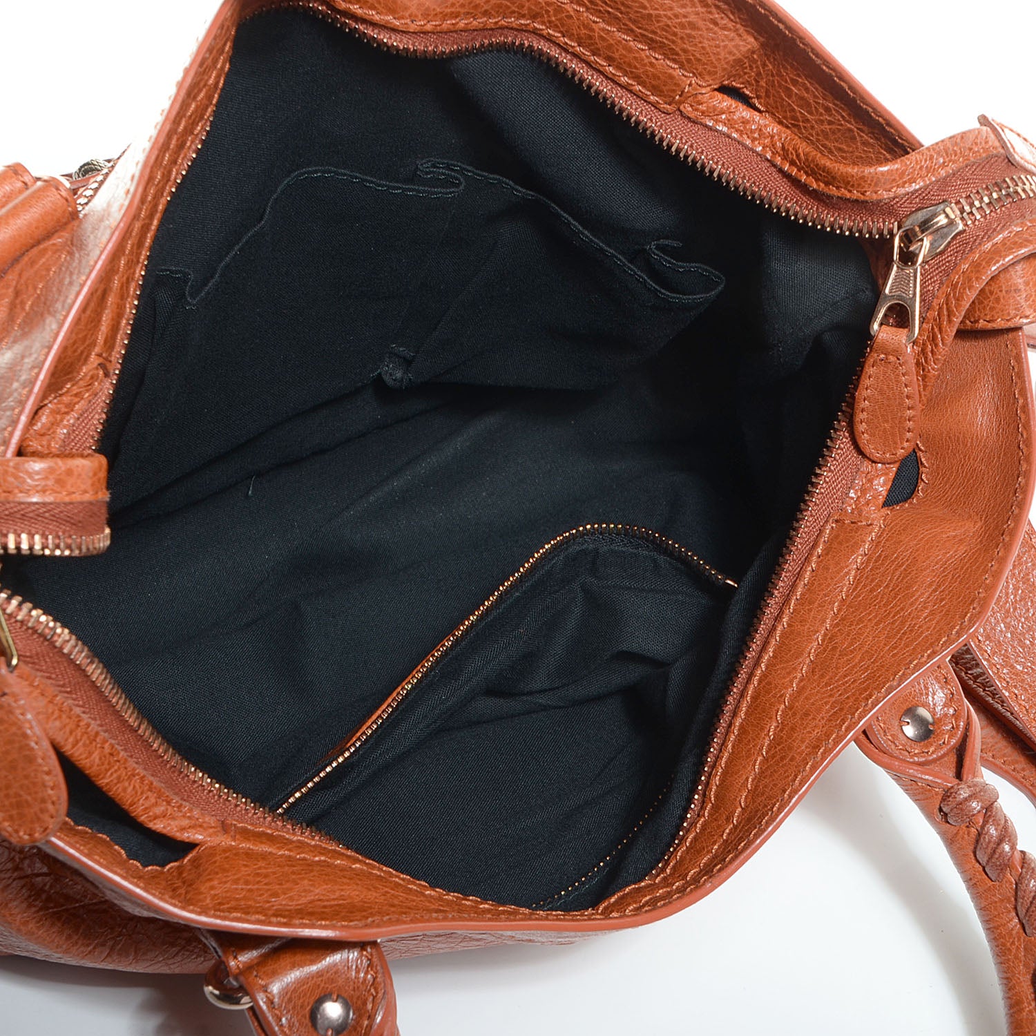 Balenciaga Agneau Giant 12 Rose Gold Hardware Town Orange Brûlée 5 of 12