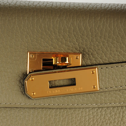 Hermes Taurillon Clemence Kelly Retourne 28 Sauge 9 of 24