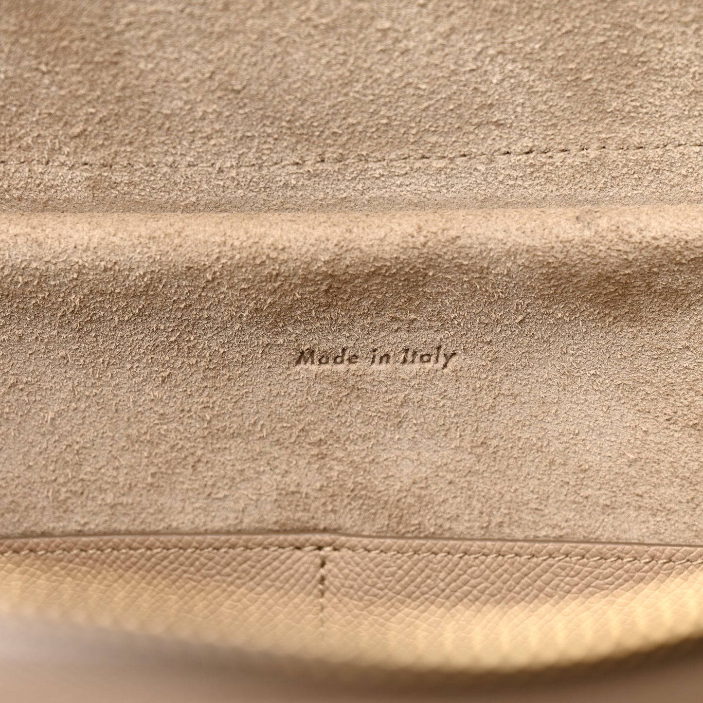 Grained Calfskin Mini Belt Bag Light Taupe