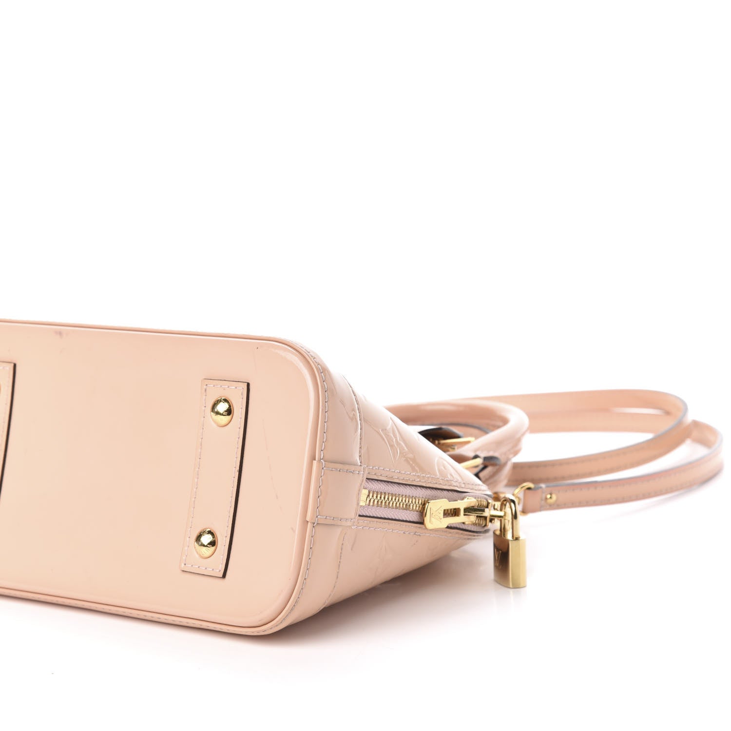 Louis Vuitton Vernis Alma BB Rose Florentin 9 of 10