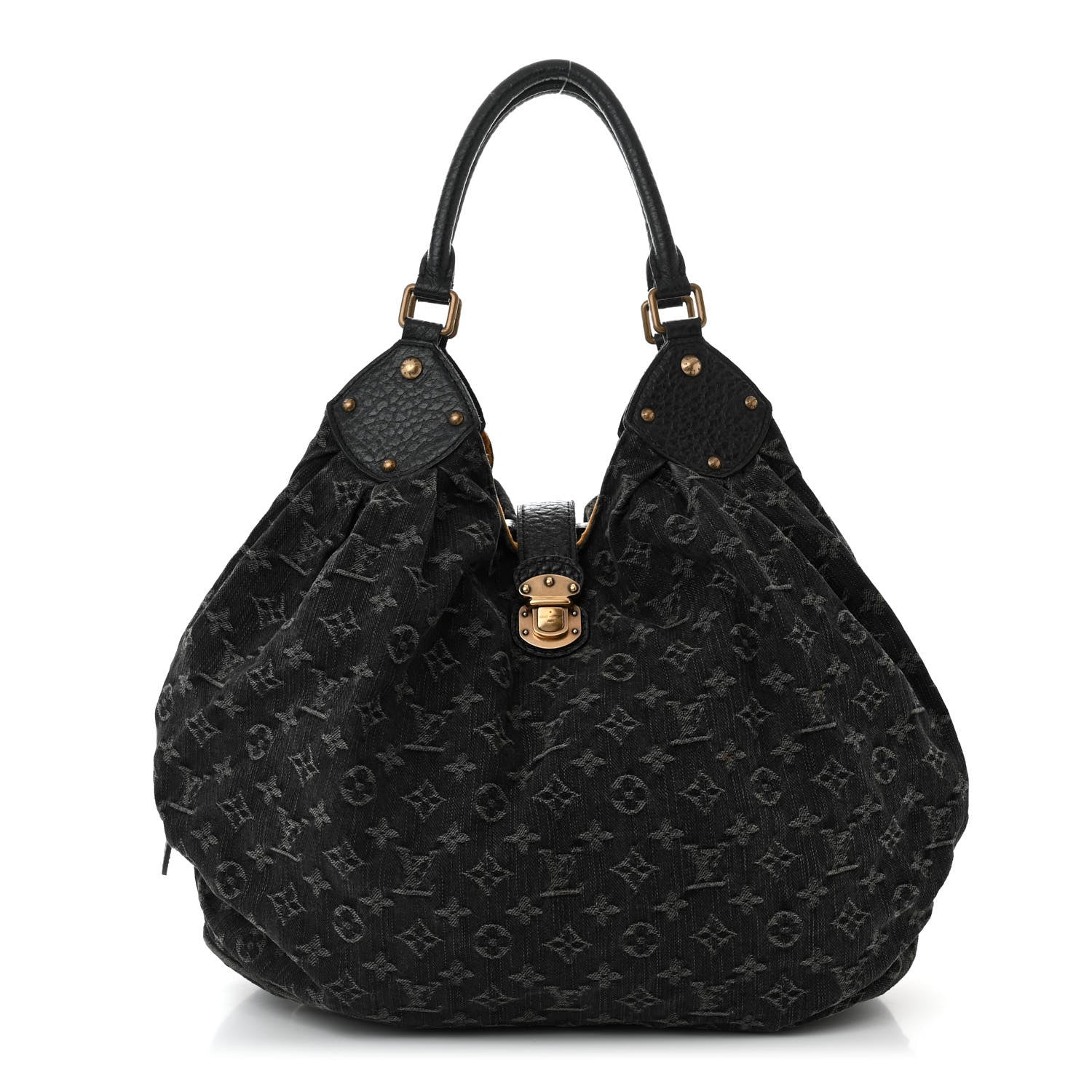 Louis Vuitton Denim Mahina XL Black 1 of 12