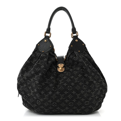 Louis Vuitton Denim Mahina XL Black 1 of 12