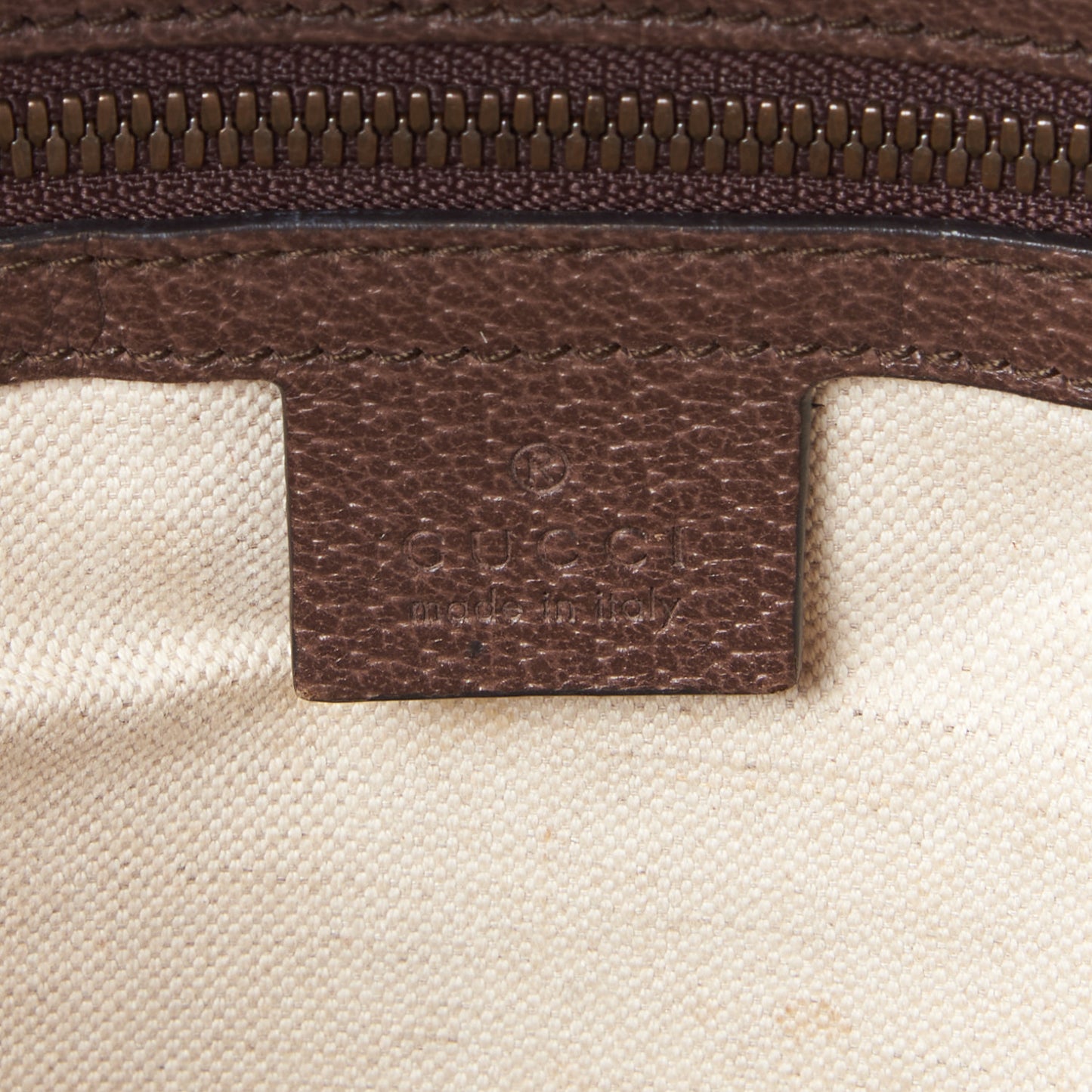 GG Supreme Monogram Calfskin Web Small Ophidia Day Backpack Beige Ebony New Acero