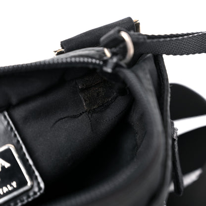 Prada Nylon Vela Flat Messenger Bag Black 9 of 21