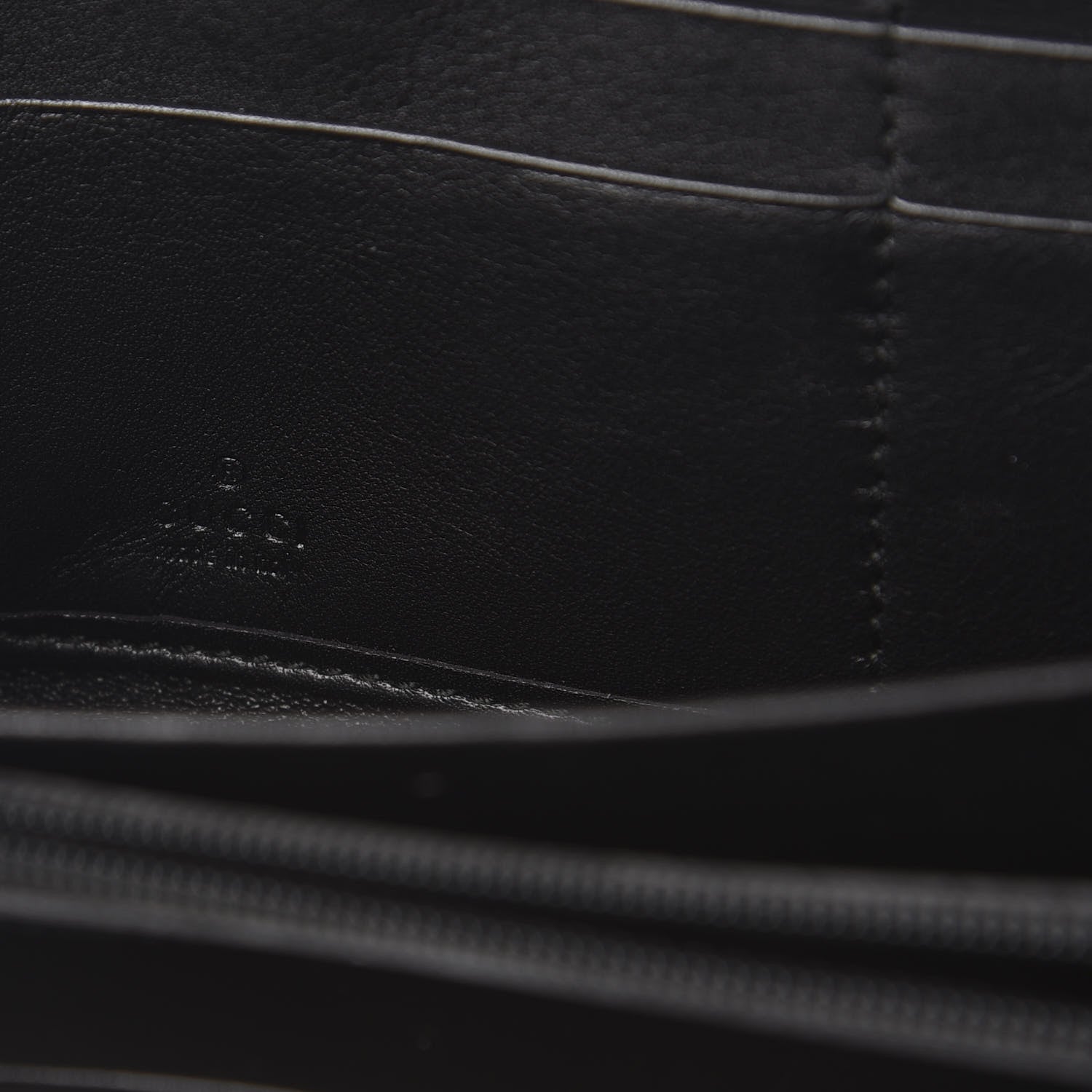 Gucci Guccissima Large Twins Zip Around Wallet Black 6 of 7