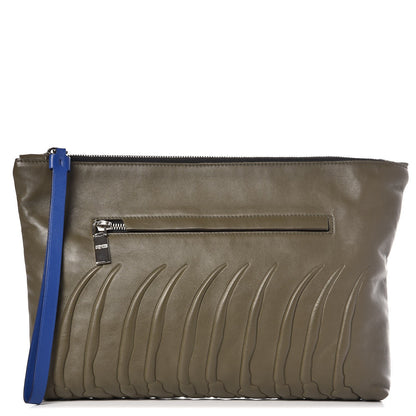 Alexander McQueen Leather Rib Cage Clutch 1 of 7