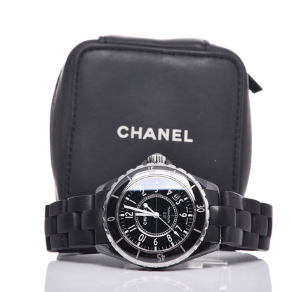 Chanel Stainless Steel Ceramic 38mm J12 Automatic Watch Black 12 of 12
