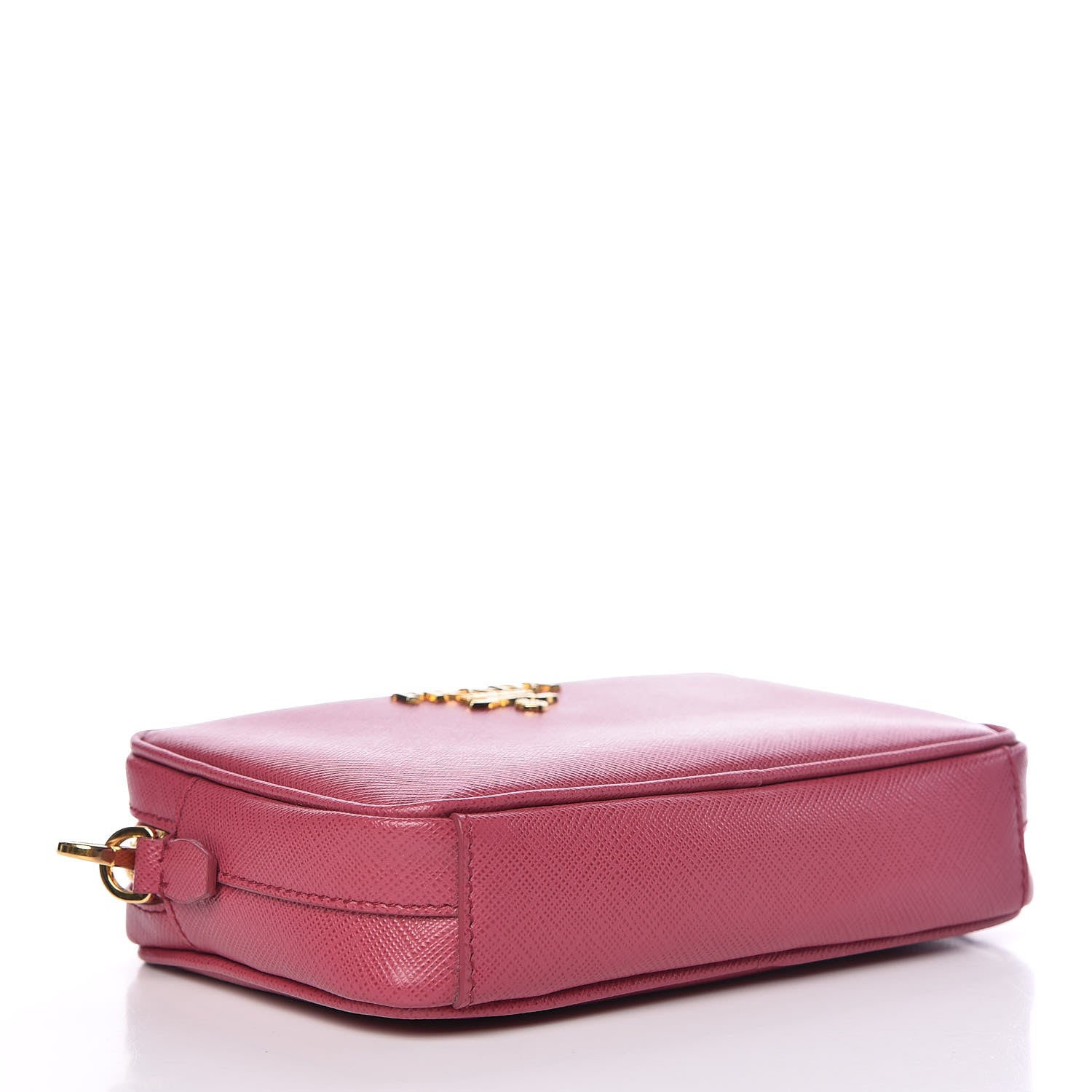 Prada Saffiano Lux Mini Camera Crossbody Bag Bruyere 4 of 9