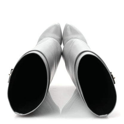 Givenchy Calfskin Shark Lock Pant Boots 36.5 Grey 2 of 16