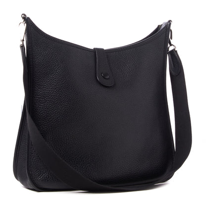 Hermes Taurillon Clemence Evelyne GM Black 2 of 7