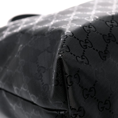 Gucci Imprime Monogram Medium Zippered Shopping Tote Black 9 of 12