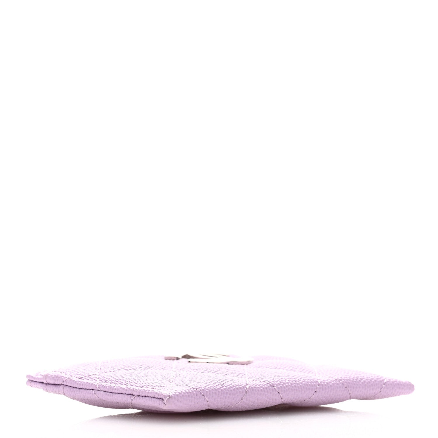 Chanel Caviar Quilted CC Logo Card Holder Light Purple 4 of 9