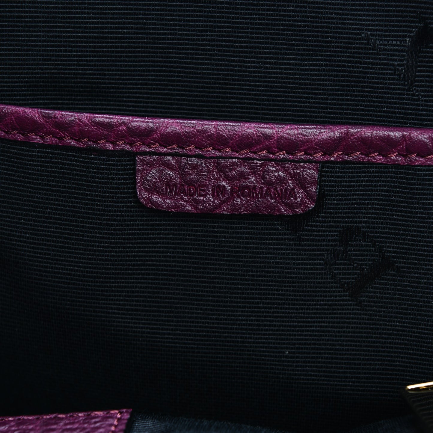 Heritage Grain Small Orchard Bowling Bag Damson Magenta