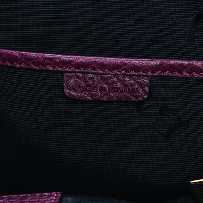 Burberry Heritage Grain Small Orchard Bowling Bag Damson Magenta 6 of 8