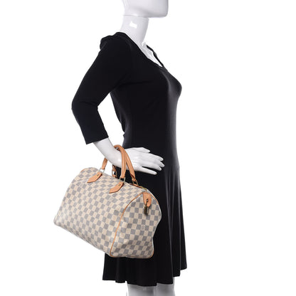 Louis Vuitton Damier Azur Speedy 30 2 of 11