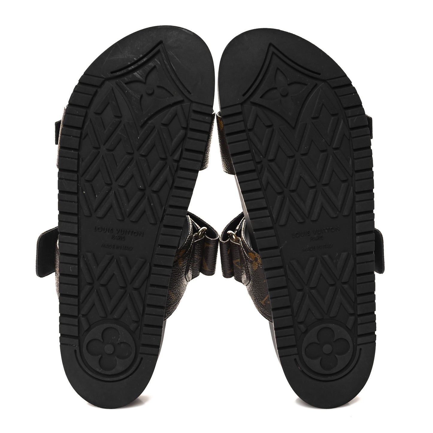 Monogram Bom Dia Mule Sandals 40 Black