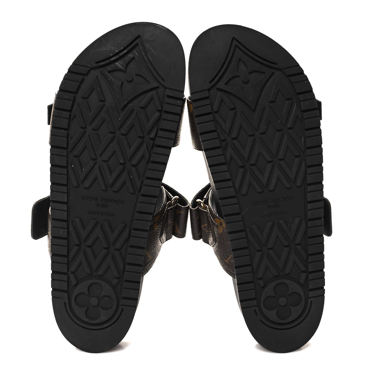 Louis Vuitton Monogram Bom Dia Mule Sandals 40 Black 5 of 8