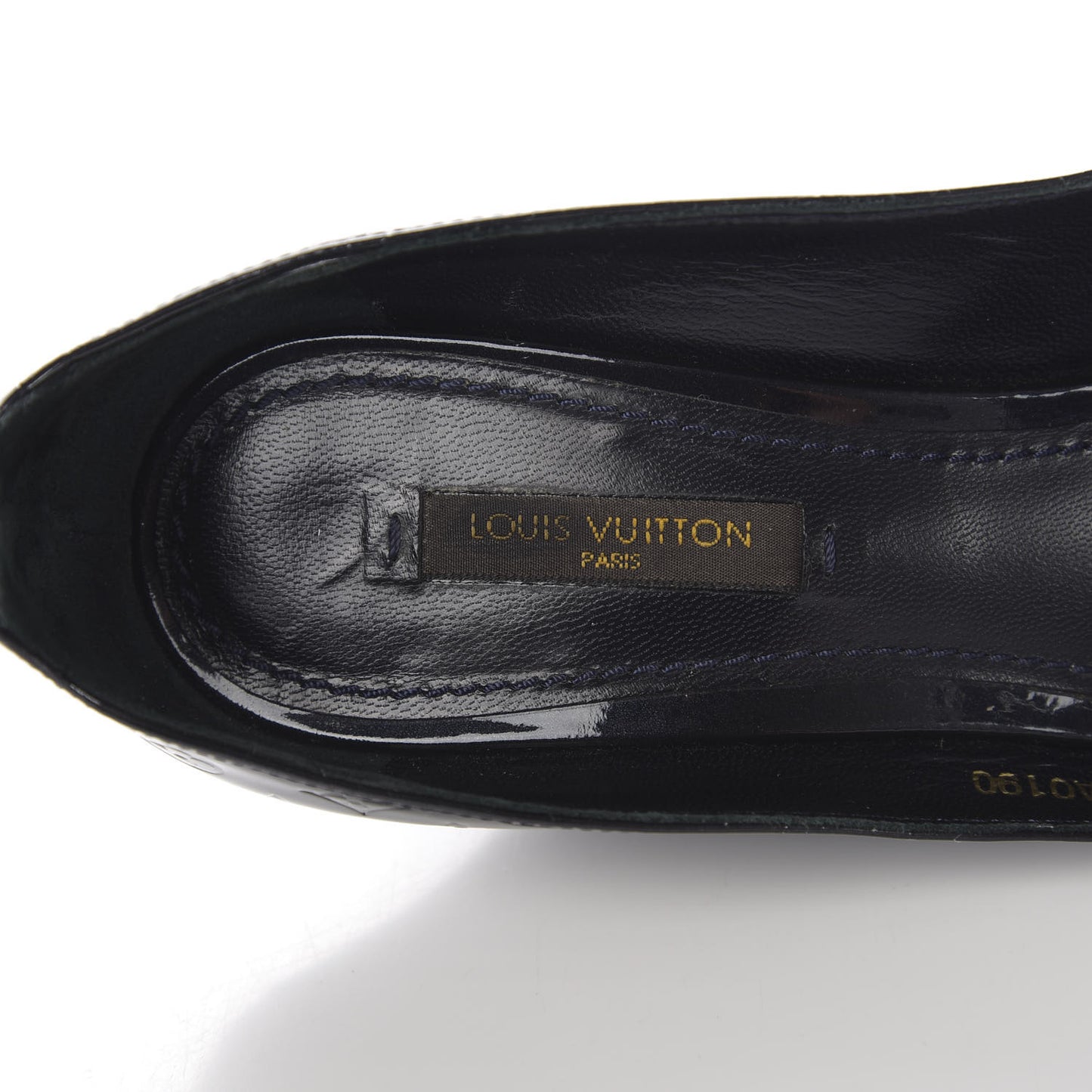 Vernis Ankle Strap Wedge Sandals 36.5 Black
