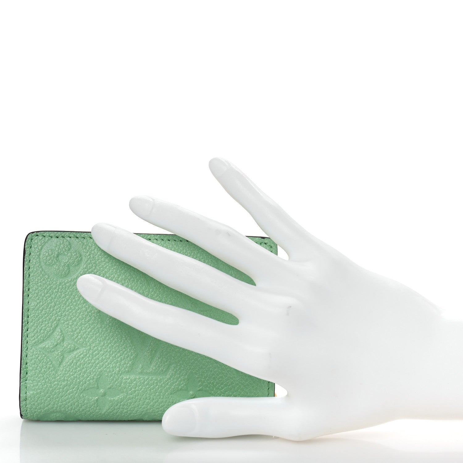 Louis Vuitton Empreinte Cléa Wallet Mist Green 2 of 10