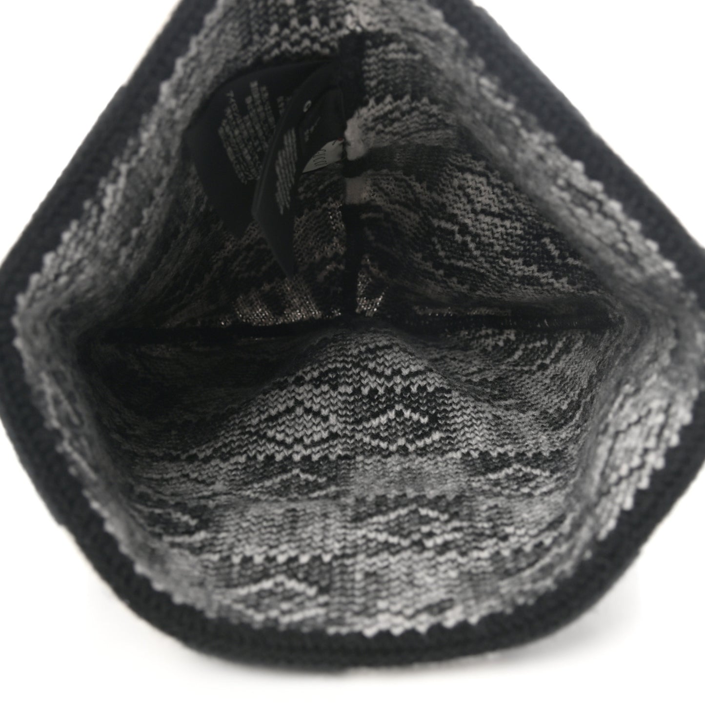 Wool Appside Beanie L Black Ivory