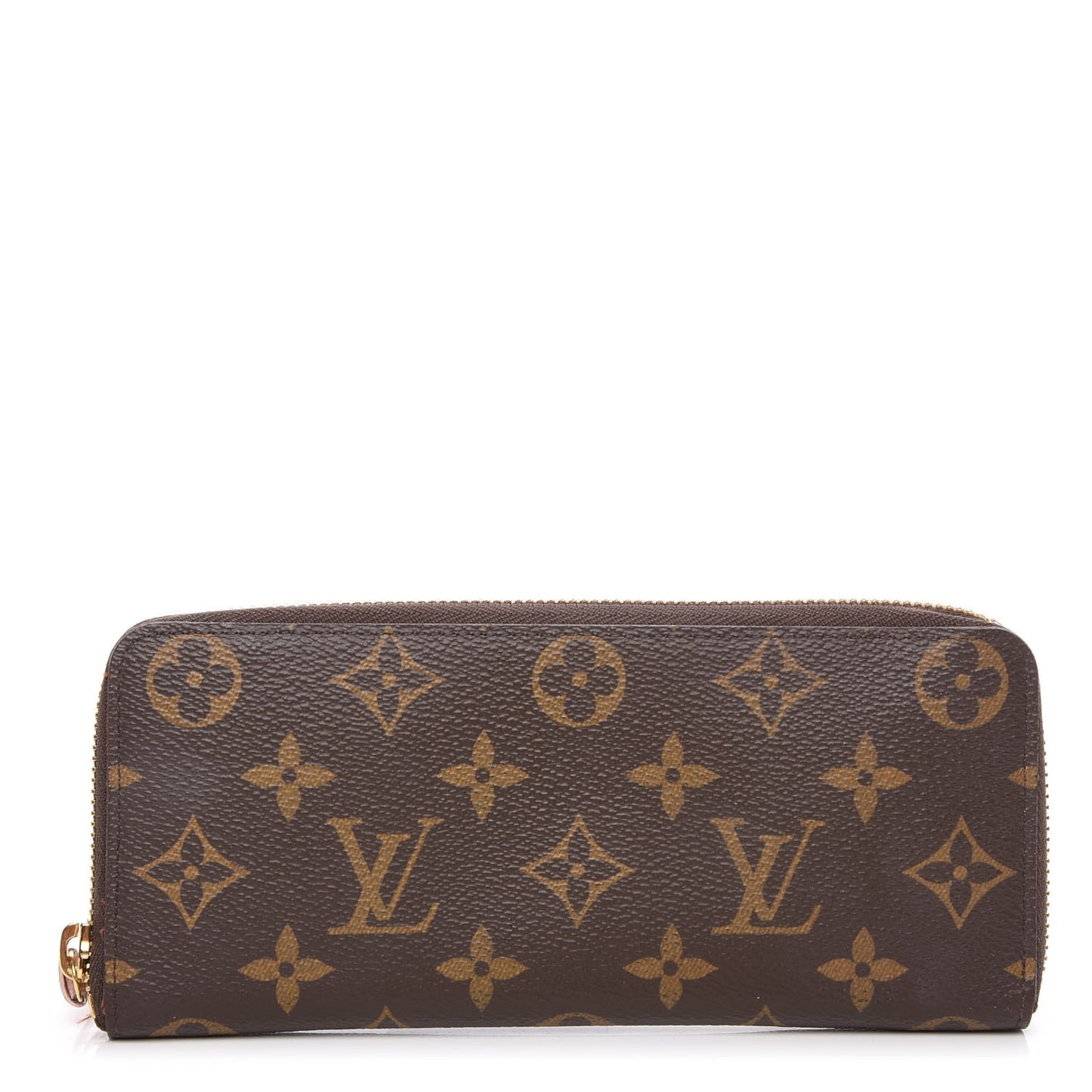 Monogram Clemence Wallet Rose Ballerine