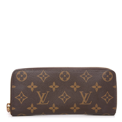 Louis Vuitton Monogram Clemence Wallet Rose Ballerine 1 of 11