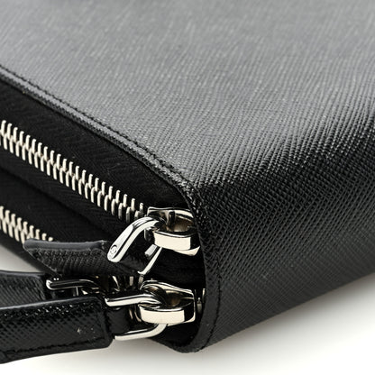 Prada Saffiano Smartphone Case Crossbody Black 7 of 8