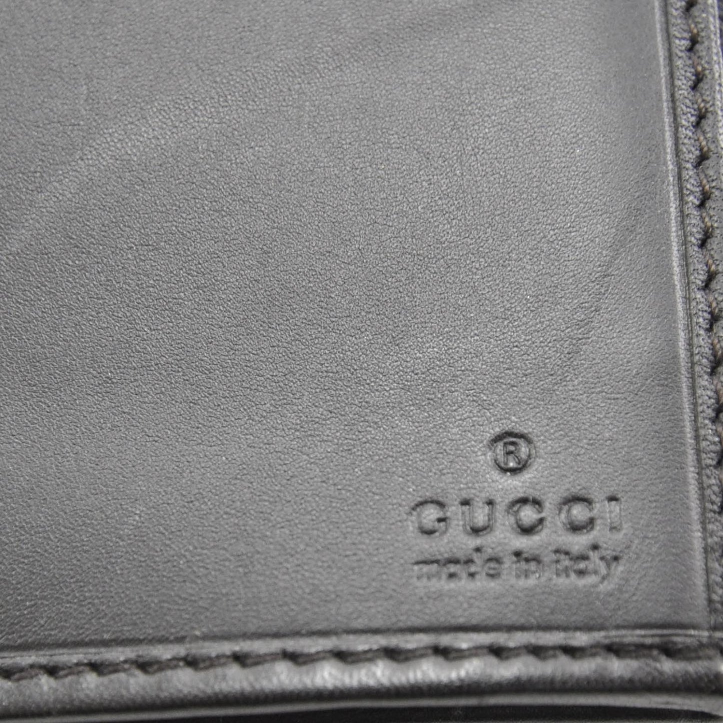 Monogram Metal Plate Continental Wallet Black