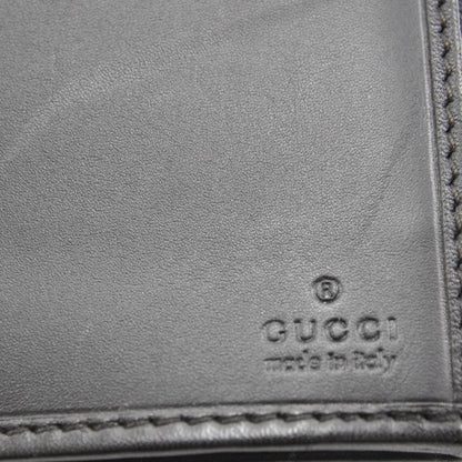Gucci Monogram Metal Plate Continental Wallet Black 7 of 8